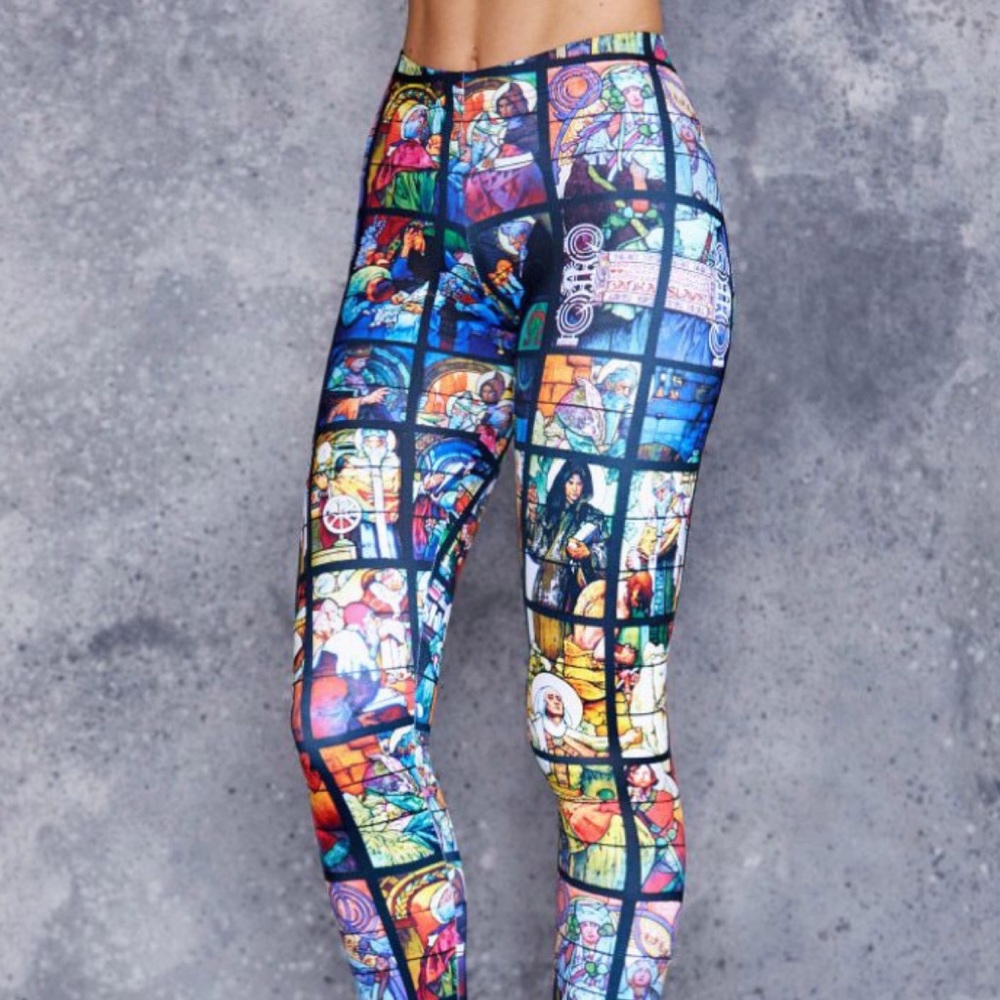 SOLD - BlackMilk | St Vitus MF Leggings - Picture 1 of 10